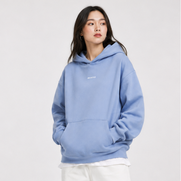 Unisex Oversized Hoodie - Sky Blue