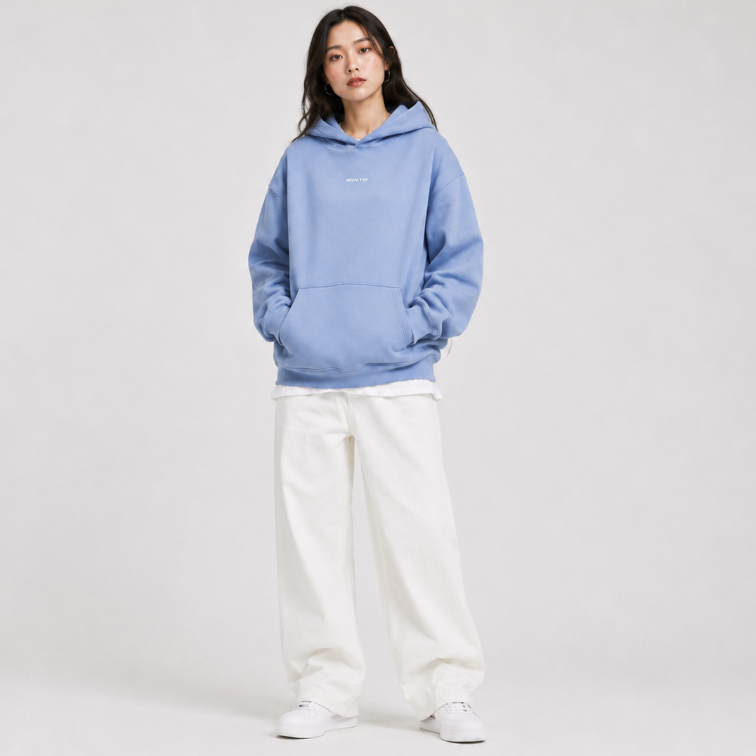 Unisex Oversized Hoodie - Sky Blue