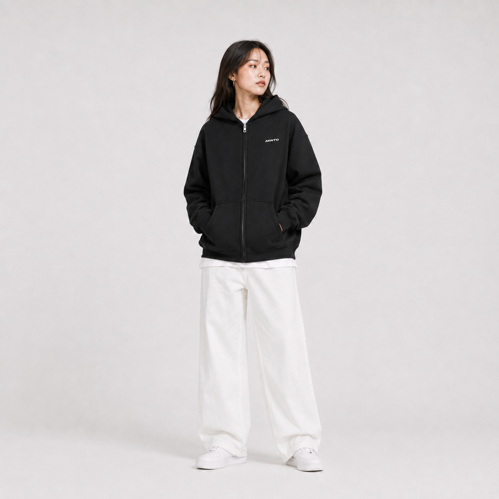 OVERSIZED HOODIE - Everyday Off-court Black Women's