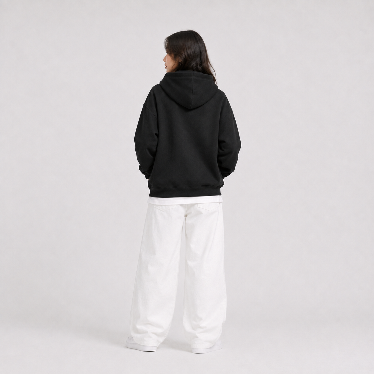 OVERSIZED HOODIE - Everyday Off-court Black Women's