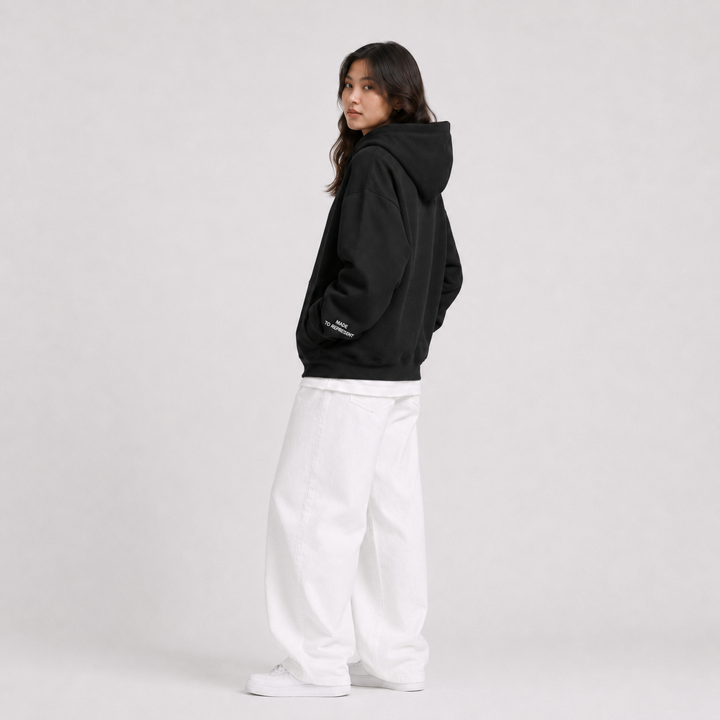 OVERSIZED HOODIE - Everyday Off-court Black Women's