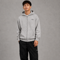 Unisex Full zipper Hoodie - Marble Grey