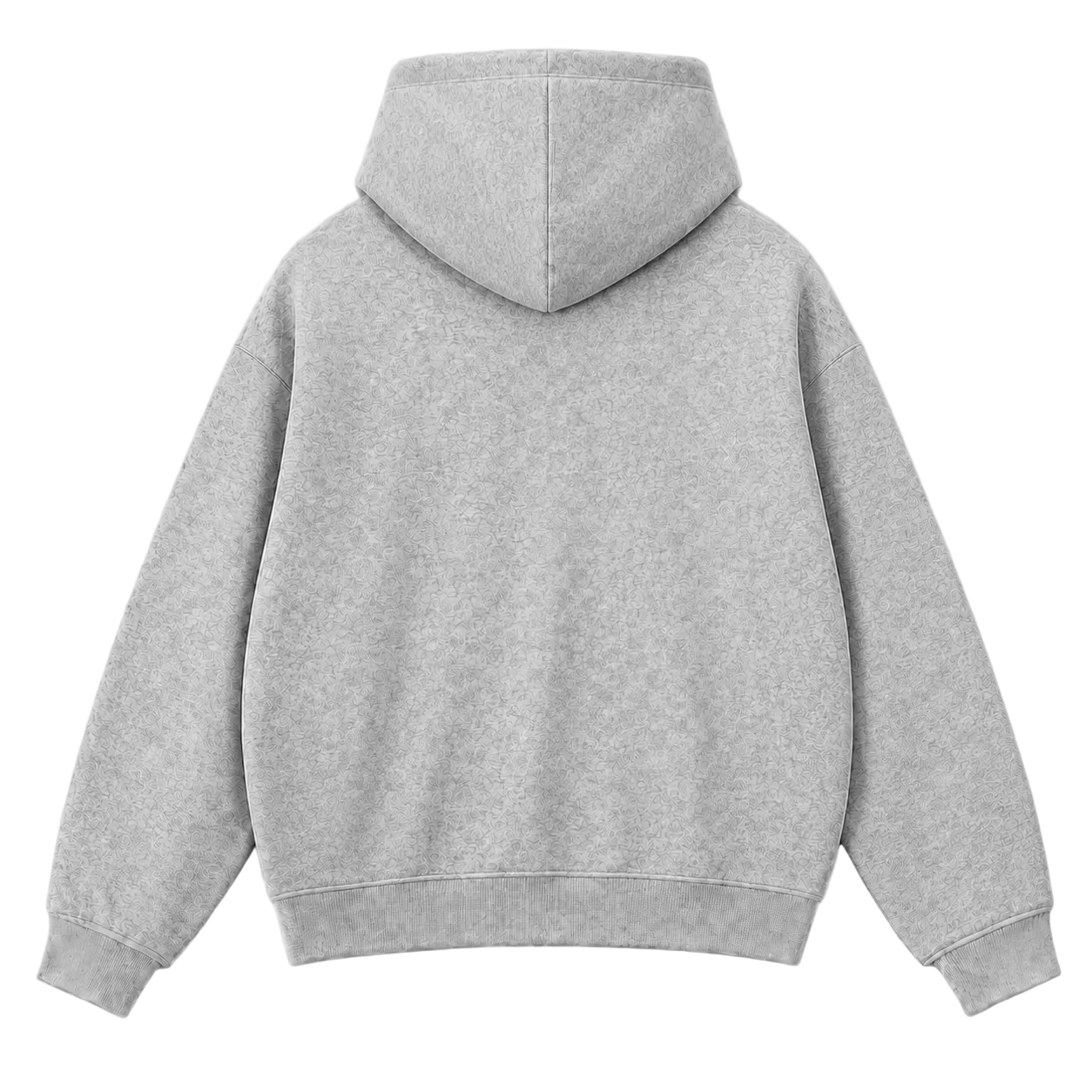 Unisex Full zipper Hoodie - Marble Grey