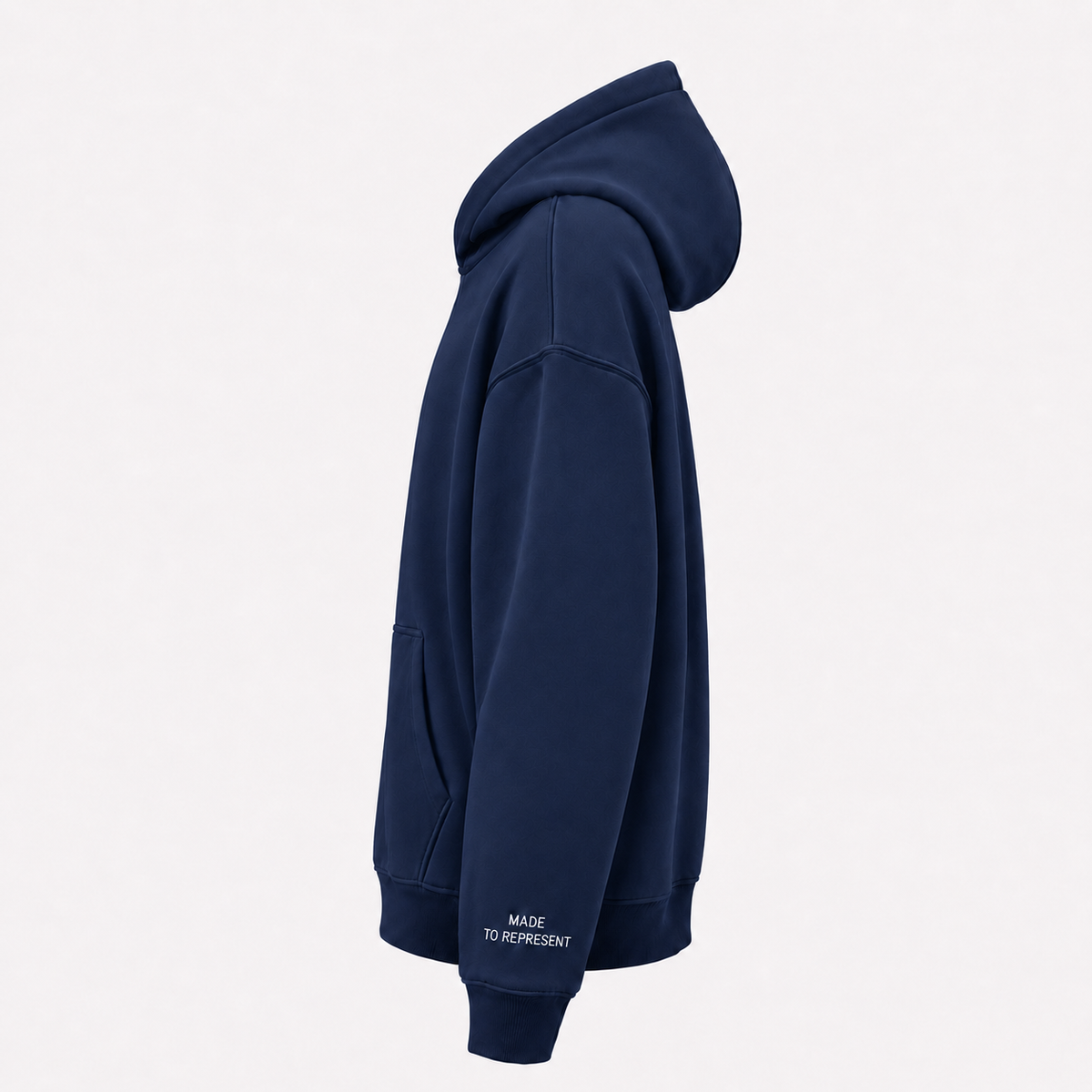 Unisex - Full zipper Hoodie - Navy